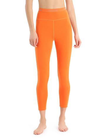 Dámské Base Layers Icebreaker 15.5 Merino Thermal Leggings Oranžové | CZ 1078RVDW